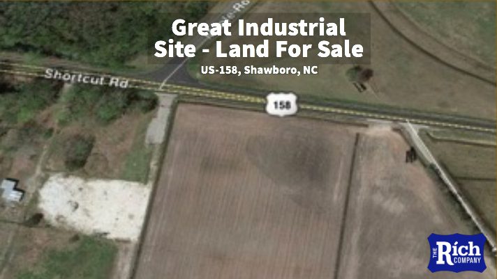 Land For Sale - Great Industrial Site on US-158, Shawboro, NC