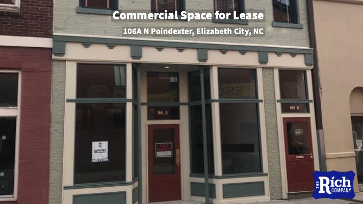 New Commercial Space for Lease in Downtown Elizabeth City