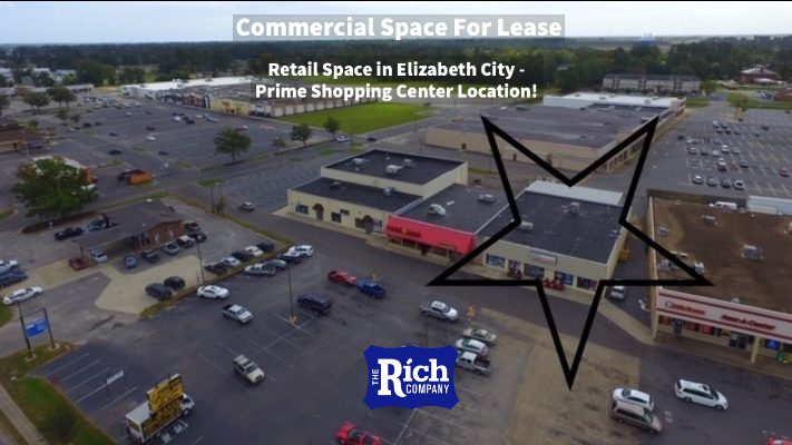 Commercial Space For Lease - Retail Space in Elizabeth City - Prime Shopping Center Location!