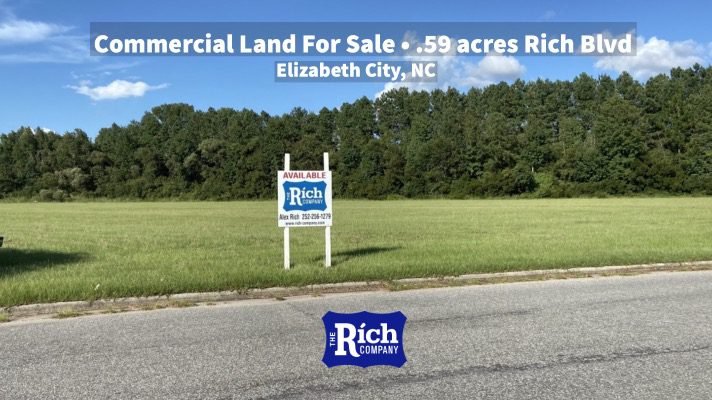 Commercial Land For Sale • Rich Blvd- Elizabeth City NC
