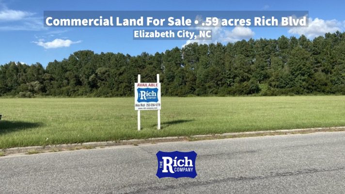 Commercial Land For Sale • Rich Blvd- Elizabeth City NC