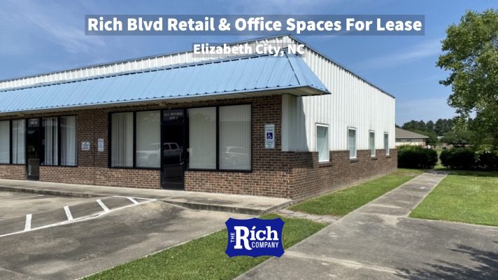 Rich Blvd Retail or Office Spaces For Lease - Elizabeth City NC