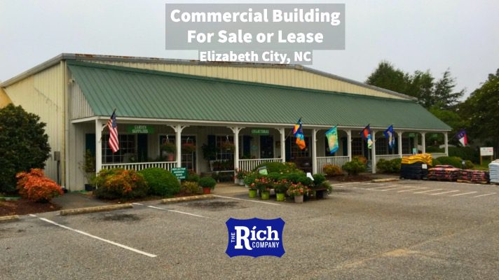 Commercial Building For Sale or Lease - Elizabeth City, NC -income producing property