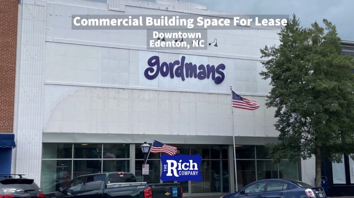 Commercial Building Space For Lease - Downtown Edenton, NC