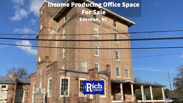 Income Producing Office Space For Sale on the National Historic Registry in Edenton, NC