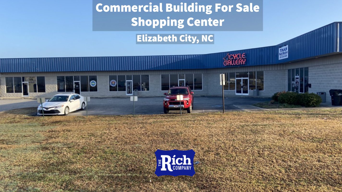 Commercial Building For Sale • Shopping Center • Elizabeth City, NC