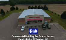 Commercial Building For Sale or Lease - Family Dollar | Edenton, NC