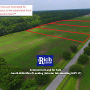 Commercial Land For Sale- South Mills Wharf Landing (interior lots abutting HWY 17)
