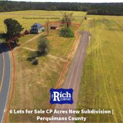 6 Lots for Sale CP Acres New subdivision | Perquimans County