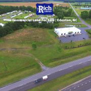 Commercial Land For Sale on HWY 17 in Edenton -±2.85 acre commercial property ideally located in Perquimans County near the Chowan County border. The site offers access from Highway 37 and features approximately 237 feet of road frontage along busy US Highway 17.