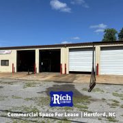 Commercial Space For Lease in Hertford, NC | 4 Bay Garage