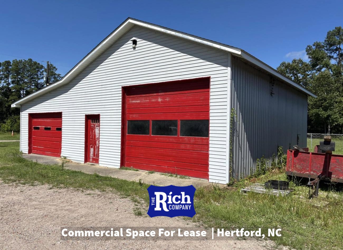 Commercial Space For Lease in Hertford, NC | Affordable Shop • Warehouse