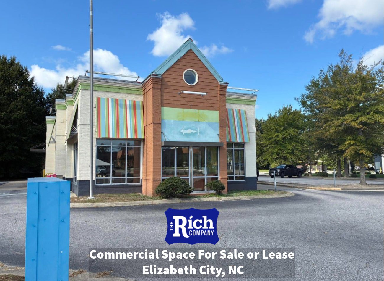 Commercial Space For Sale or Lease - Elizabeth City- Restaurant Space achoo from College of Albemarle